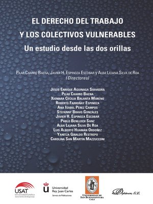 cover image of El derecho del trabajo y los colectivos vulnerables.Un estudio desde las dos orillas
